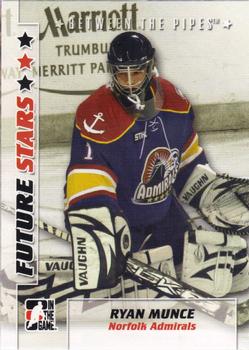 #46 Ryan Munce - Norfolk Admirals - 2007-08 In The Game Between the Pipes Hockey