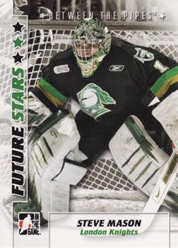 #49 Steve Mason - London Knights - 2007-08 In The Game Between the Pipes Hockey