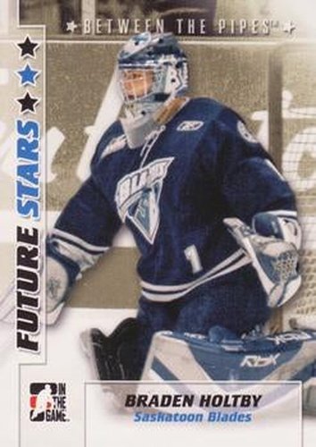 #5 Braden Holtby - Saskatoon Blades - 2007-08 In The Game Between the Pipes Hockey