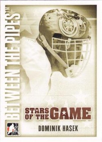 #63 Dominik Hasek - Detroit Red Wings - 2007-08 In The Game Between the Pipes Hockey