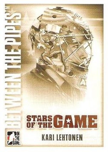 #65 Kari Lehtonen - Atlanta Thrashers - 2007-08 In The Game Between the Pipes Hockey