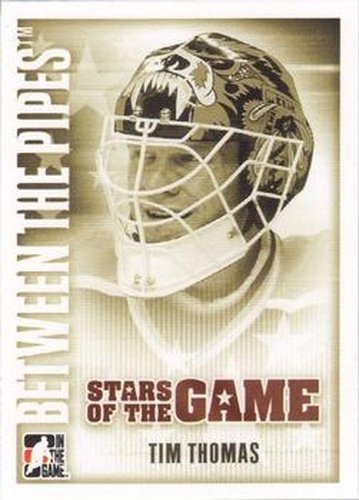 #66 Tim Thomas - Boston Bruins - 2007-08 In The Game Between the Pipes Hockey