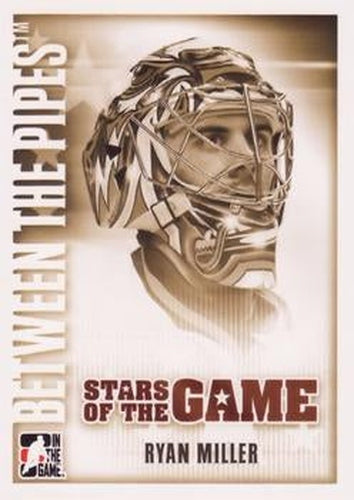 #73 Ryan Miller - Buffalo Sabres - 2007-08 In The Game Between the Pipes Hockey