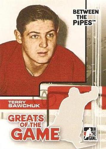#75 Terry Sawchuk - Detroit Red Wings - 2007-08 In The Game Between the Pipes Hockey