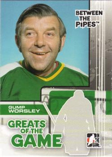 #80 Gump Worsley - Minnesota North Stars - 2007-08 In The Game Between the Pipes Hockey
