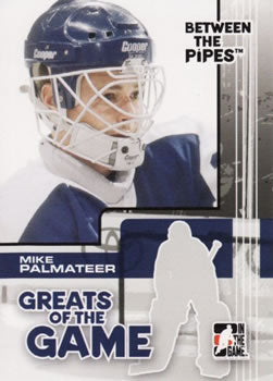 #83 Mike Palmateer - Toronto Maple Leafs - 2007-08 In The Game Between the Pipes Hockey