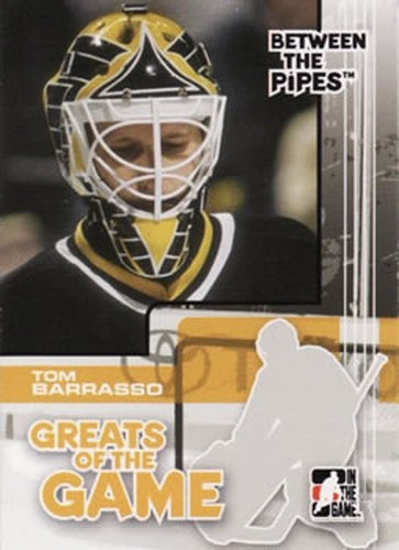 #87 Tom Barrasso - Pittsburgh Penguins - 2007-08 In The Game Between the Pipes Hockey