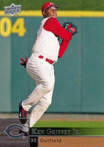 #855p Ken Griffey Jr. - Cincinnati Reds - 2009 Upper Deck Baseball