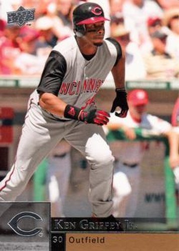 #855r Ken Griffey Jr. - Cincinnati Reds - 2009 Upper Deck Baseball