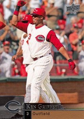#855s Ken Griffey Jr. - Cincinnati Reds - 2009 Upper Deck Baseball