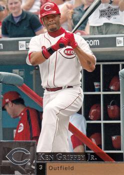 #855t Ken Griffey Jr. - Cincinnati Reds - 2009 Upper Deck Baseball