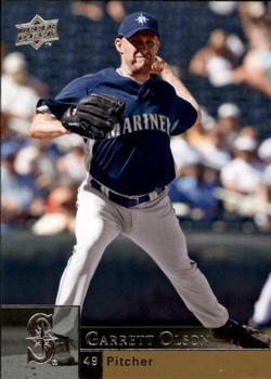 #856 Garrett Olson - Seattle Mariners - 2009 Upper Deck Baseball