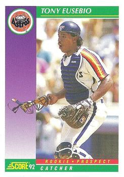 #858 Tony Eusebio - Houston Astros - 1992 Score Baseball
