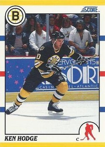 #85T Ken Hodge - Boston Bruins - 1990-91 Score Rookie and Traded Hockey
