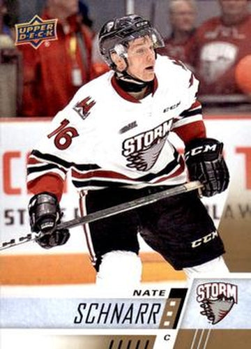 #85 Nate Schnarr - Guelph Storm - 2017-18 Upper Deck CHL Hockey