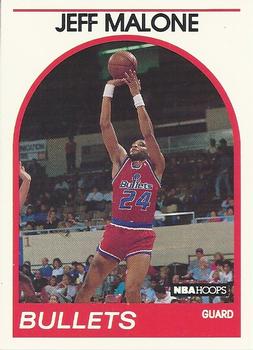 #85 Jeff Malone - Washington Bullets - 1989-90 Hoops Basketball