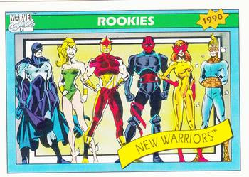 #85 New Warriors - 1990 Impel Marvel Universe