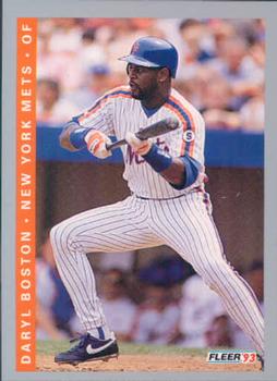 #85 Daryl Boston - New York Mets - 1993 Fleer Baseball