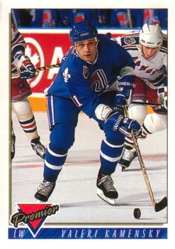 #85 Valeri Kamensky - Quebec Nordiques - 1993-94 O-Pee-Chee Premier Hockey