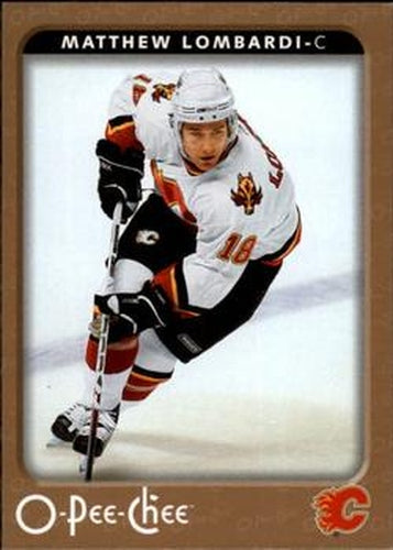 #85 Matthew Lombardi - Calgary Flames - 2006-07 O-Pee-Chee Hockey