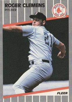 #85 Roger Clemens - Boston Red Sox - 1989 Fleer Baseball