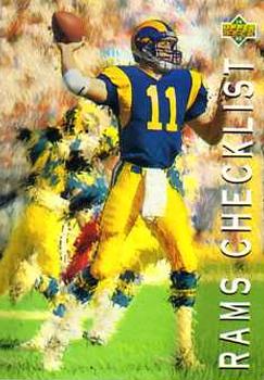 #85 Rams Checklist - Los Angeles Rams - 1993 Upper Deck Football
