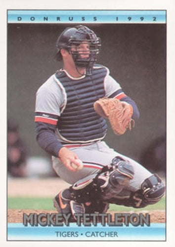 #85 Mickey Tettleton - Detroit Tigers - 1992 Donruss Baseball