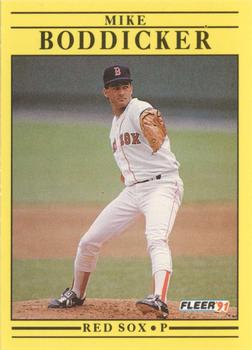 #85 Mike Boddicker - Boston Red Sox - 1991 Fleer Baseball