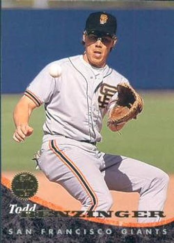 #85 Todd Benzinger - San Francisco Giants - 1994 Leaf Baseball