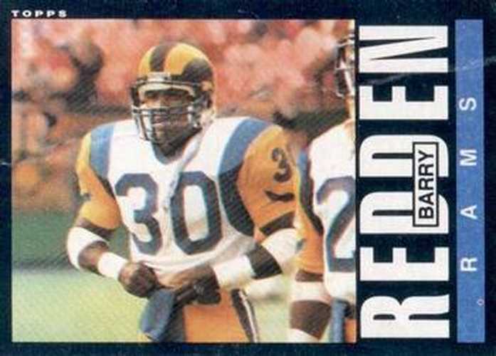 #85 Barry Redden - Los Angeles Rams - 1985 Topps Football