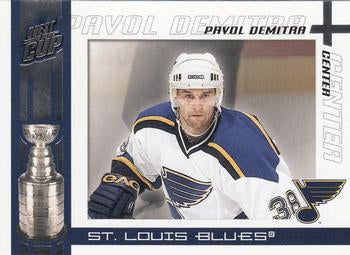 #85 Pavol Demitra - St. Louis Blues - 2003-04 Pacific Quest for the Cup Hockey