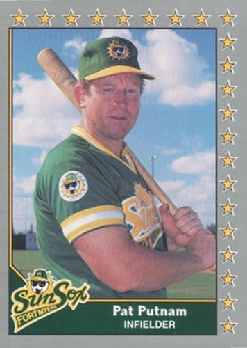 #85 Pat Putnam - Fort Myers Sun Sox - 1990 Pacific Senior League Baseball