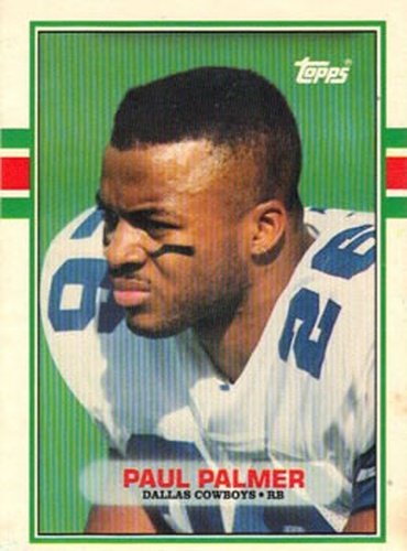 #85T Paul Palmer - Dallas Cowboys - 1989 Topps Traded Football