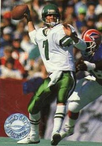 #85 Ken O'Brien - New York Jets - 1991 Pro Set Platinum Football
