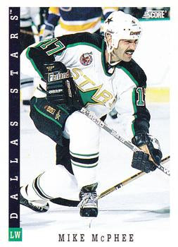 #85 Mike McPhee - Dallas Stars - 1993-94 Score Canadian Hockey