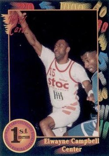 #85 Elwayne Campbell - Henderson State Reddies - 1991-92 Wild Card Basketball