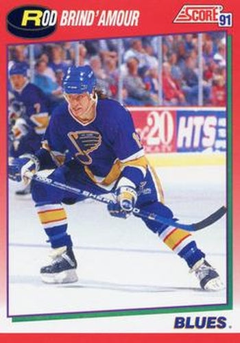 #85 Rod Brind'Amour - St. Louis Blues - 1991-92 Score Canadian Hockey