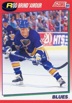 #85 Rod Brind'Amour - St. Louis Blues - 1991-92 Score Canadian Hockey