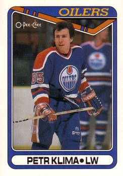 #85 Petr Klima - Edmonton Oilers - 1990-91 O-Pee-Chee Hockey
