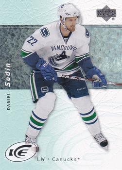 #85 Daniel Sedin - Vancouver Canucks - 2007-08 Upper Deck Ice Hockey