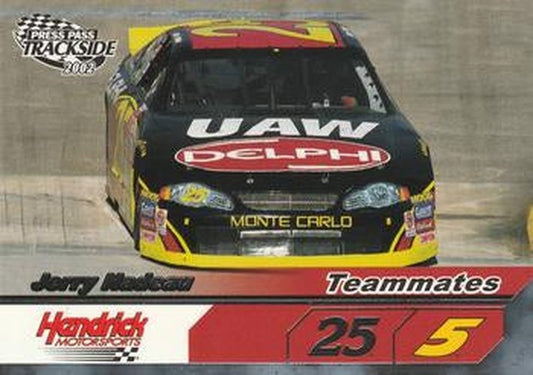 #85 Jerry Nadeau - Hendrick Motorsports - 2002 Press Pass Trackside Racing