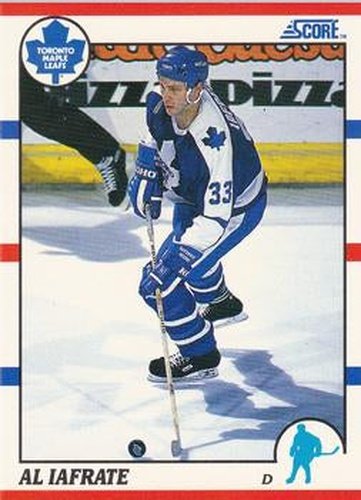 #85 Al Iafrate - Toronto Maple Leafs - 1990-91 Score Hottest and Rising Stars Hockey