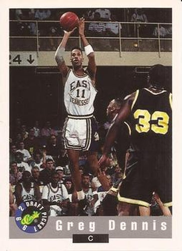 #85 Greg Dennis - East Tennessee State Buccaneers - 1992 Classic Draft Basketball