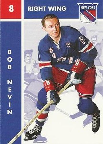 #85 Bob Nevin - New York Rangers - 1995-96 Parkhurst 1966-67 Hockey