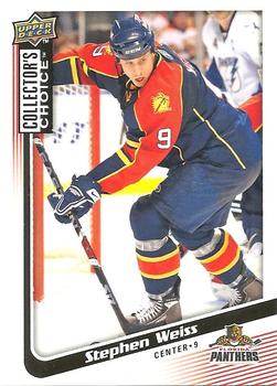 #85 Stephen Weiss - Florida Panthers - 2009-10 Collector's Choice Hockey