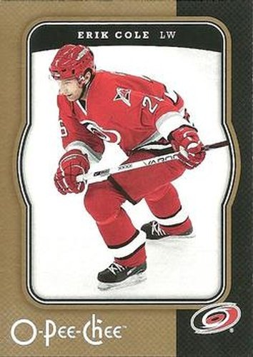 #85 Erik Cole - Carolina Hurricanes - 2007-08 O-Pee-Chee Hockey