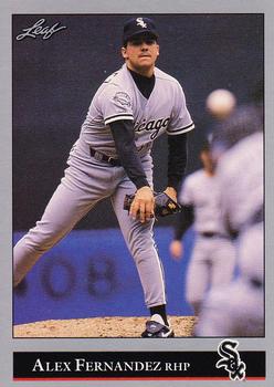 #85 Alex Fernandez - Chicago White Sox - 1992 Leaf Baseball
