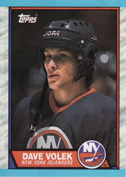 #85 David Volek - New York Islanders - 1989-90 Topps Hockey