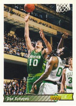 #85 Danny Schayes - Milwaukee Bucks - 1992-93 Upper Deck Basketball