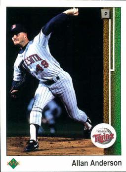 #85 Allan Anderson - Minnesota Twins - 1989 Upper Deck Baseball